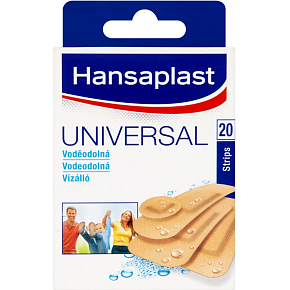 Hansaplast Universal voděodolná náplasť, 20 ks