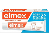 Elmex Caries Protection fluoridová zubná pasta s aminfluoridom 2 x 75 ml, duopack