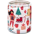 Vonná sviečka Bolsius Christmas Fair v skle 68 x 80 mm, čas horenia 23 hodín