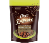 Poex Choco Exclusive Lieskové oriešky v mliečnej čokoláde 175 g