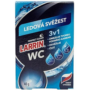 Larrin 3v1 Ľadová sviežosť WC záves s náplňou, 40 g