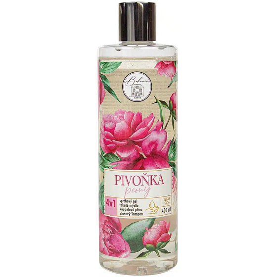 Bohemia Gifts 4v1 sprchový gél, šampón, pena a mydlo 400 ml