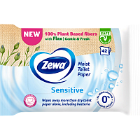 Zewa Pure Moist Toilet Tissue vlhčený toaletný papier, 42 ks