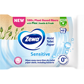 Zewa Pure Moist Toilet Tissue vlhčený toaletný papier, 42 ks