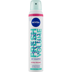 Nivea Fresh suchý šampon pre svetlejší tón vlasov, 200 ml