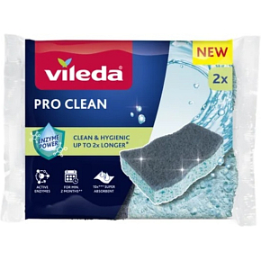 Vileda Pro Clean viskózna hubka na riady, 2 ks