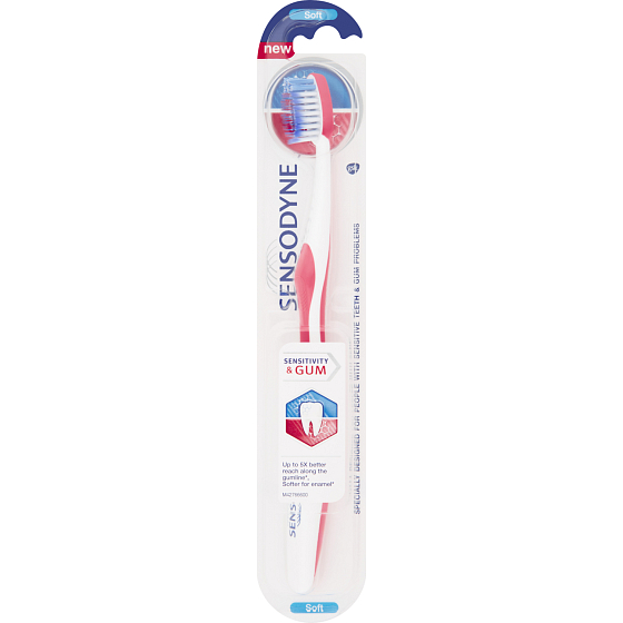 Sensodyne zubný ochranný štetec Sensitivity & Gum Soft, mäkký