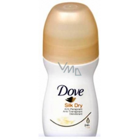 Dove Silk Dry guličkový dezodorant roll-on pre ženy 50 ml