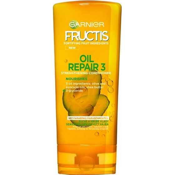 Garnier Fructis Oil Repair 3 posilňujúci balzam pre suché a hrubé vlasy 200 ml