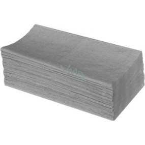 Z-Z papierové uteráky skladané jednovrstvové sivé, 250 kusov