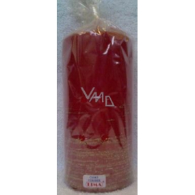 Lima Aromatická špirála sviečka červená valec 70 x 150 mm 1 kus