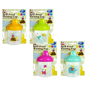 First Steps Patchwork Training Cup 6+ hrnček s dvoma ušami modrý Slon 236 ml