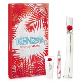 Kenzo Flower by Kenzo toaletná voda pre ženy 100 ml + telové mlieko 50 ml + toaletná voda 15 ml, darčeková sada