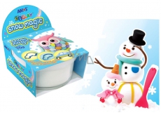 Amos Snow Magic modelovacia hmota schnúce v tégliku biela 70 g