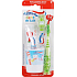 Aquafresh Dent de Lait zubná pasta 50 ml + kefka + kelímok, zelený set pre deti