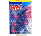 Bref Blue Aktiv Fresh Flowers WC blok pre hygienickú čistotu a sviežosť vašej toalety, farbí vodu, 3 x 50 g, megapack