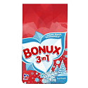 Bonux White Polar Ice Fresh 3v1 prací prášok na biele prádlo 80 dávok 6 kg