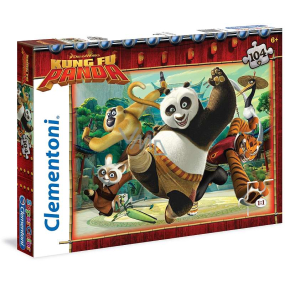 Clementoni Puzzle Kung Fu Panda 104 dielikov, odporúčaný vek 6+