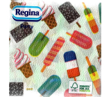 Regina Párty papierové obrúsky 1 vrstva 33 x 33 cm 45 kusov Popsicles
