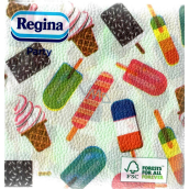 Regina Párty papierové obrúsky 1 vrstva 33 x 33 cm 45 kusov Popsicles