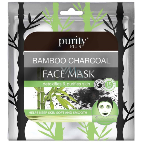 Purity Plus Detoxikačná a čistiaca maska na tvár s aktívnym uhlím 1 kus
