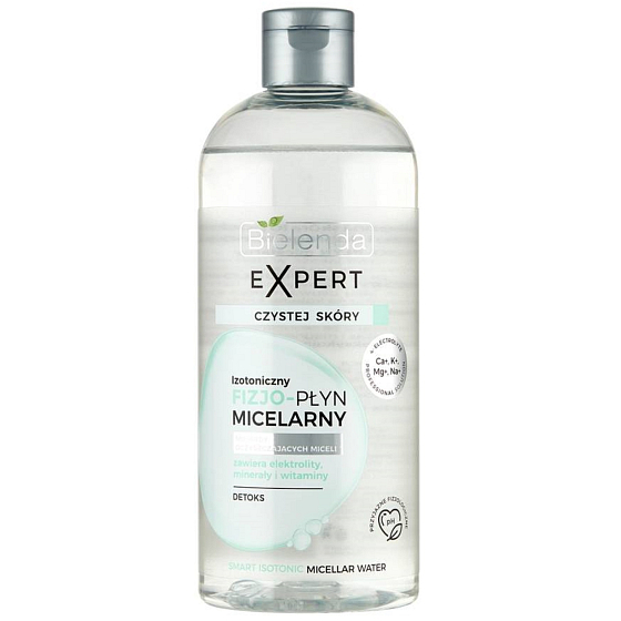 Bielenda Clean Skin Expert detoxikačná micelárna voda pre normálnu pleť 400 ml