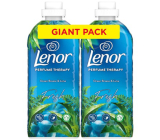 Lenor Perfume Therapy Ocean Breeze & Lime zmäkčovač tkanín 2 x 1200 ml, duopack