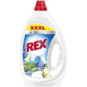 Rex Amazonia Freshness univerzálny prací gél 72 dávok 3,24 l