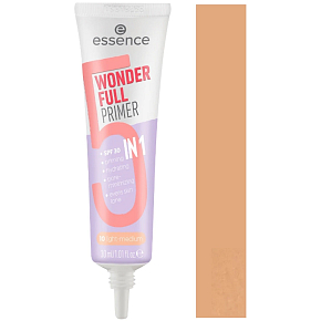 Essence Primer 5v1 Wonder Full podklad pod make-up 10 Svetlo-stredný 30 ml