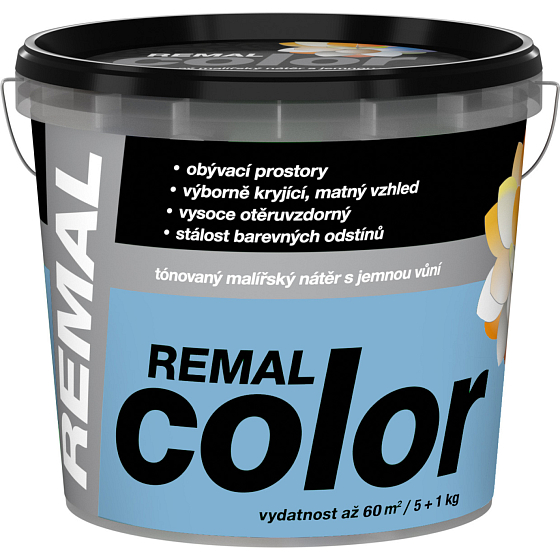 REMAL Color malířská farba na stenu Pomněnka, 5+1 kg