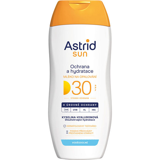 Astrid Sun OF 30 hydratačné mlieko na opaľovanie, 200 ml