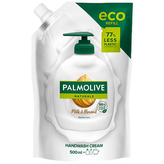 Palmolive Naturals Mlieko & Mandľa tekuté mydlo náhradná náplň 500 ml