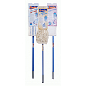Spontex Mop Cotton Wiper Profi plochý mop s teleskopickou tyčou 140cm