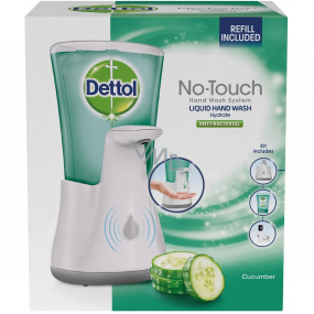 Dettol Uhorka bezdotykový dávkovač mydla, strojček + antibakteriálne mydlo 250 ml