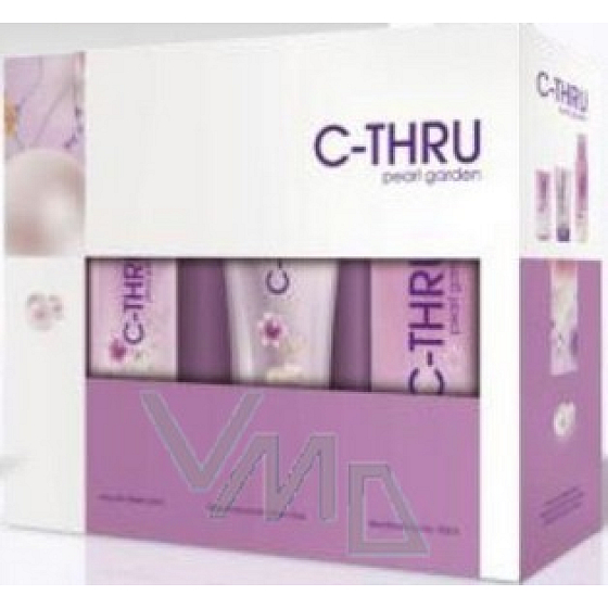 C-Thru Pearl Garden toaletná voda 30 ml + dezodorant sprej 150 ml + telové mlieko 75 ml, darčeková sada