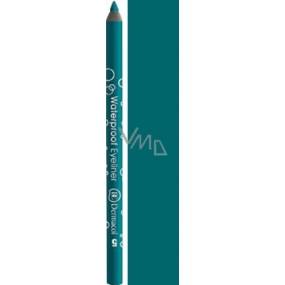 Dermacol Waterproof Eyeliner ceruzka na oči vodeodolná 05 tmavo tyrkysová 1,4 g