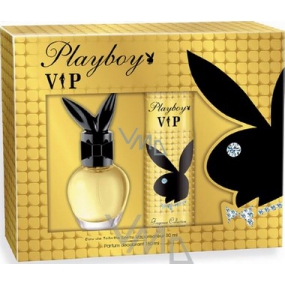 Playboy Vip for Her toaletná voda 30 ml + telové mlieko 150 ml, darčeková sada