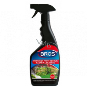 Bros Prípravok proti machom, riasam a lišajníkom 500 ml rozprašovač
