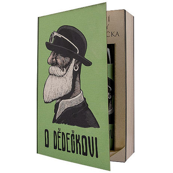 Bohemia Gifts Rozprávka o dedkovi sprchový gél 250 ml + olej do kúpeľa 200 ml (s príjemnou citrusovou vôňou), knižná kozmetická sada