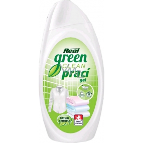 Real Green Clean prací gél na biele i farebné prádlo 1 l