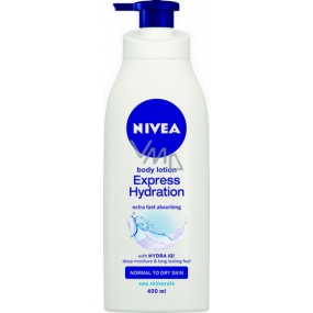 Nivea Express Hydration ľahké telové mlieko normálna až suchá pokožka 400 ml