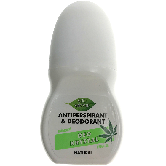 Bion Cosmetics Zelený XXL guličkový antiperspirant dezodorant roll-on pre ženy 80 ml