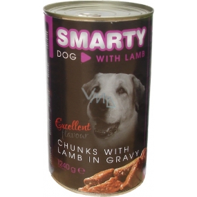 Smarty Chunks Dog s jahňacím kompletné krmivo pre psov 1240 g