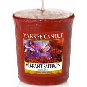 Yankee Candle Vibrant Saffron - Žijúca šafrán vonná sviečka votívny 49 g