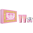 Versace Bright Crystal toaletná voda pre ženy 50 ml + telové mlieko 50 ml + sprchový gél 50 ml, darčeková sada