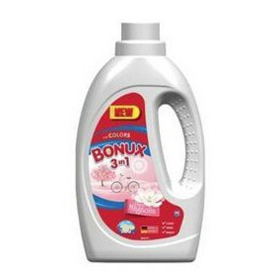 Bonux Color Pure Magnolie 3v1 tekutý prací gél na farebné prádlo 60 + 5 dávok 3,9 l