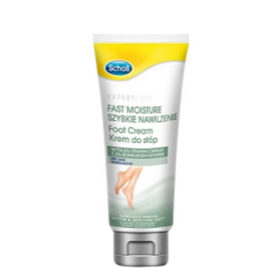 Scholl Expert Care Fast Moisture hydratačný krém na chodidlá 75 ml