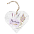 Bohemia Gifts Drevené srdce s vôňou bielizne Provence 7,5 cm