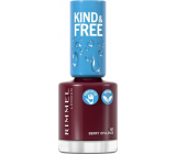 Rimmel London Kind & Free lak na nechty 157 Berry Opulence 8 ml