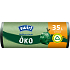 Swirl Eko zatahovacie vrece na odpad 35 l, 55 × 63 cm, 23 µ, 12 ks